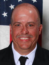 Portrait of Fire Chief Gerry Lamansky 